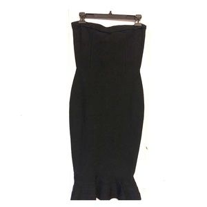 Black tight bandage dress